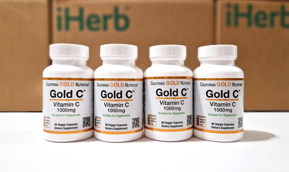 Вітамін С California GN (США), 1000 мг, 60 капсул. Vitamin Gold C.