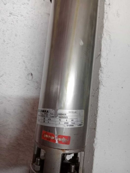 Bomba de furo "como nova"