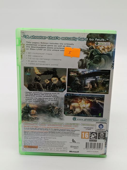 tom clancy's ghost recon: advanced warfighter 2 microsoft xbox 360
