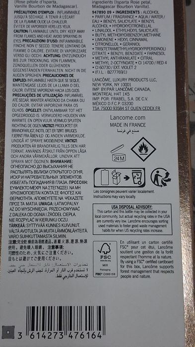 Lancome  Idole aura 100ml.