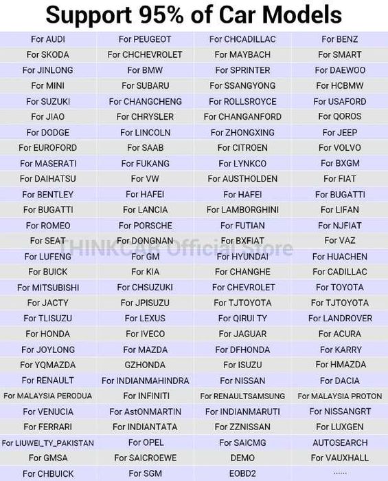 Thinkdiag NEW мультимарочний автодіагностичний сканер