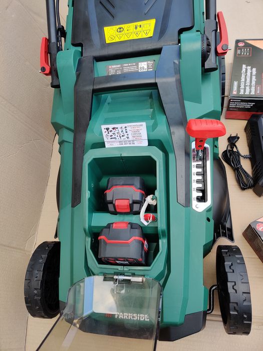 Аккумуляторн газонокосарк GERMAN Parkside PRMA 40/газонокосилка/косилк