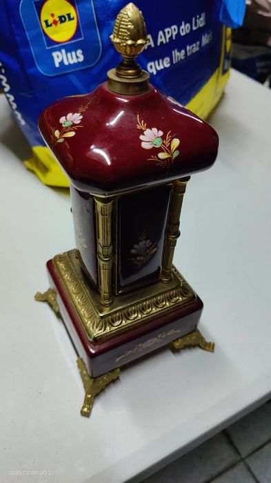 Cigarreira caixa de música vintage