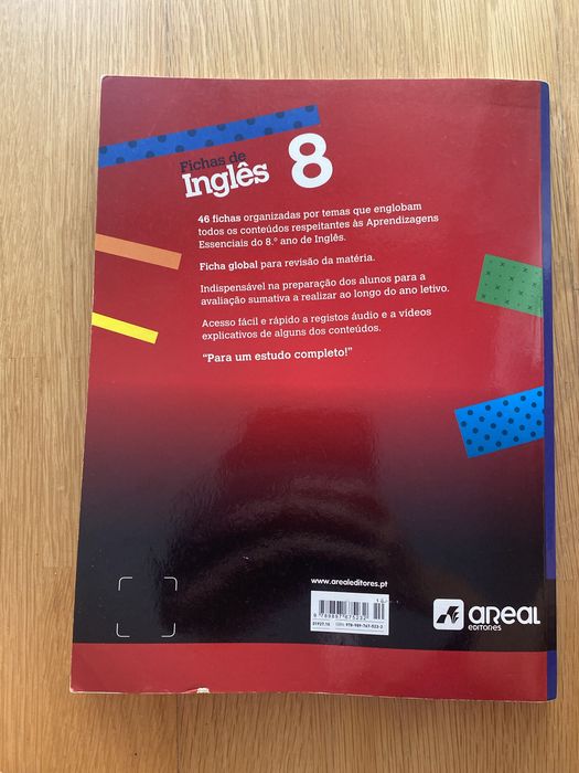 Fichas de Inglês 8ano Porto Editora