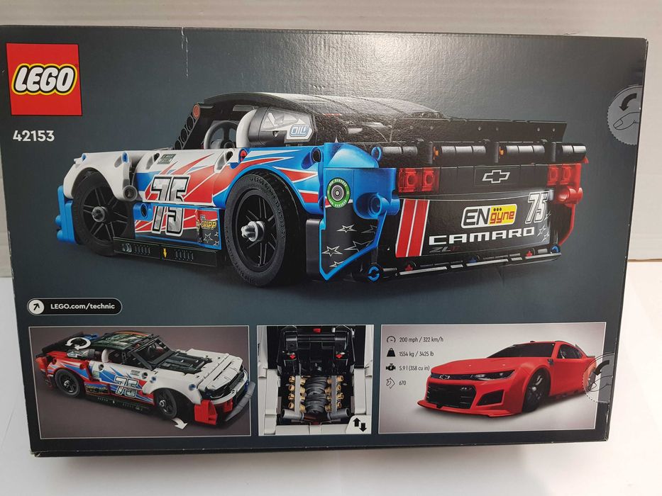 Klocki LEGO TECHNIC 42153 CHEVROLET Camaro ZL1 Nascar samochod nowy