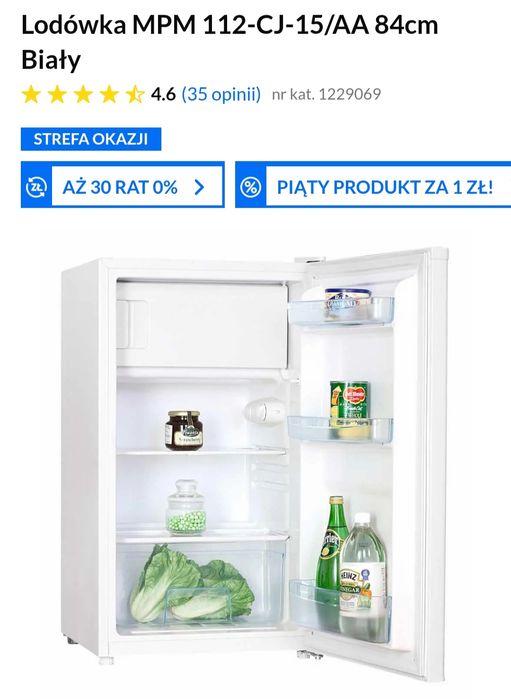 Lodówka MPM używana jak nowa. Tanio