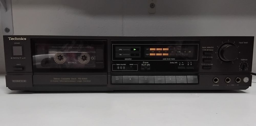 TECHNICS deck cassettes RS-B305