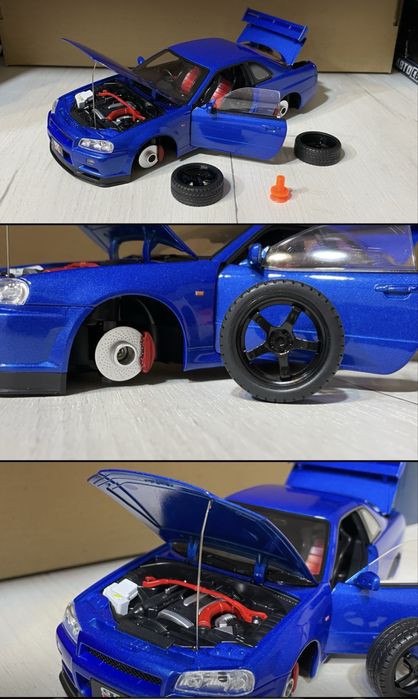 Машинка 1:32 1:24 1:18 NISSAN GT-R металева модель колекція іграшка