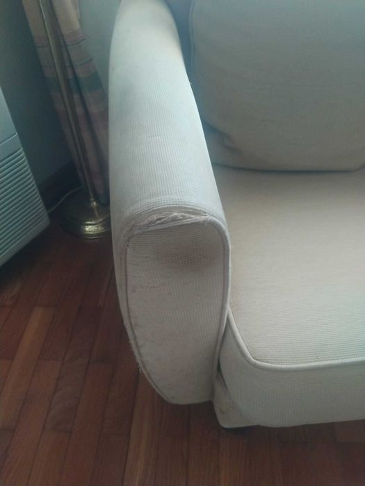 Sofa 3/4 lugares cor castanha