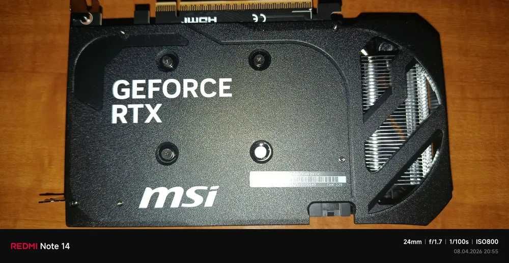 Нова MSI GeForce RTX 5050 SHADOW 2X OC 8GB GDDR6 128