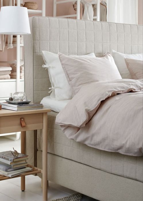Capa cama 180x200 beje - HOMMELVIK IKEA