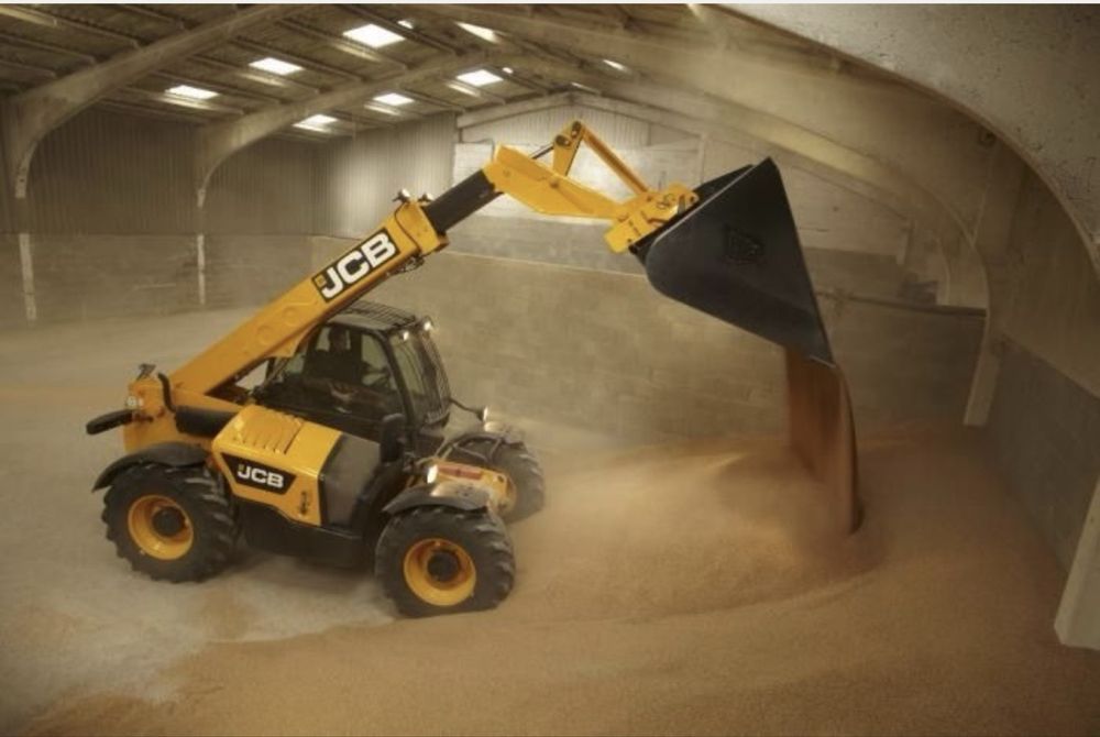 Послуги фронтального навантажувача Маніту, JCB