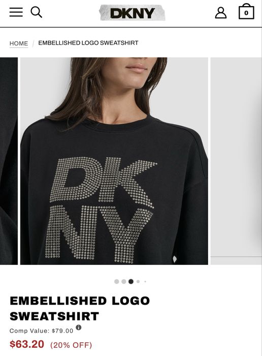 Новий стильний світшот DKNY , оригінал в наявності