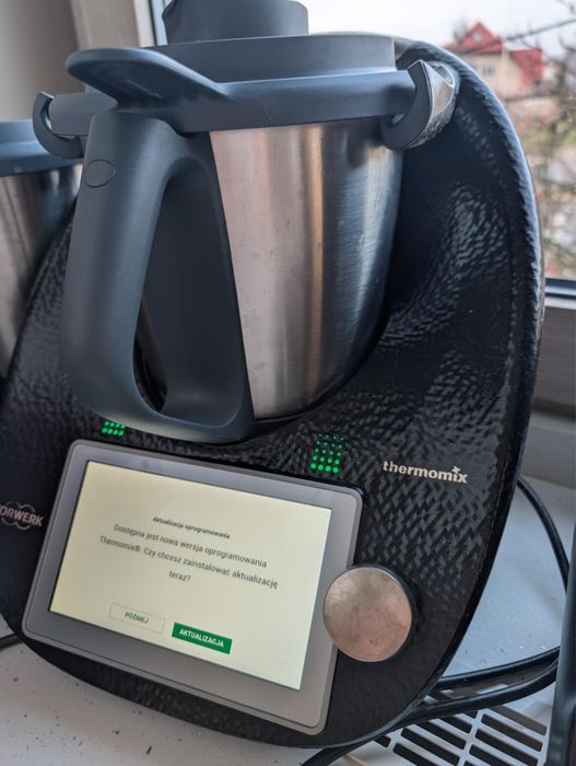 Thermomix szampańska czerń zestaw