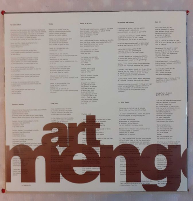 Art Mengo – Un 15 Août En Février