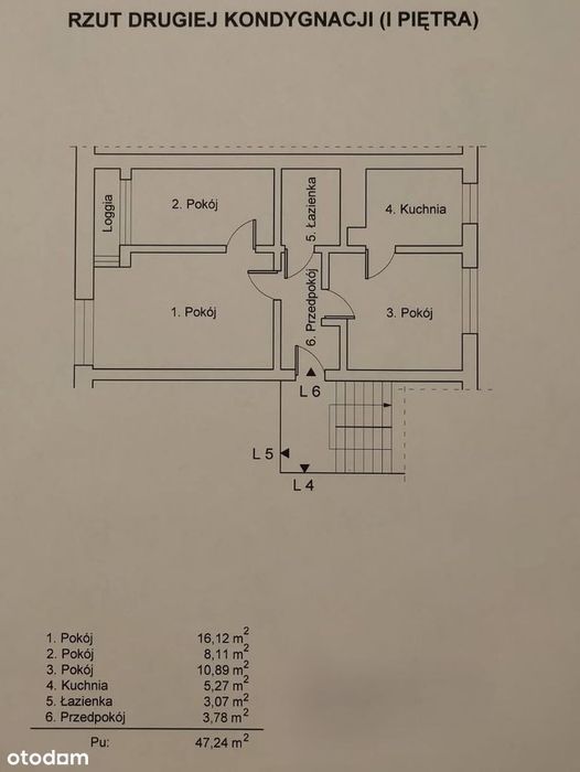 3 pokoje + osobna kuchnia | Loggia | Duża piwnica
