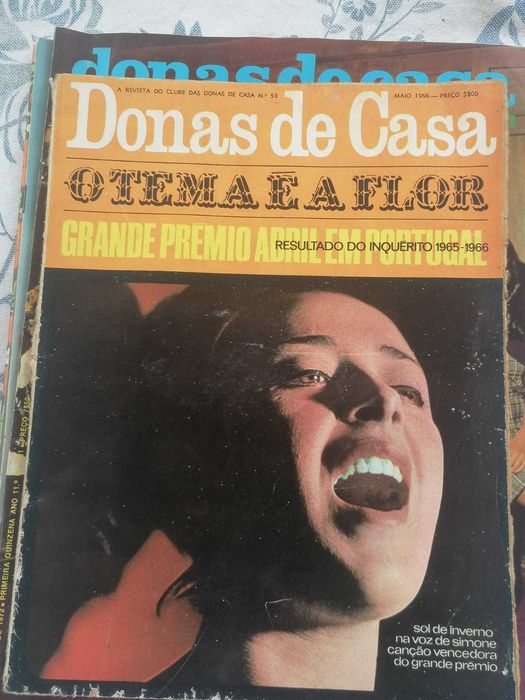 Revista "Donas de Casa" anos 60/70 – colecção 1964 1966 1968 1969 1970 1971 1972