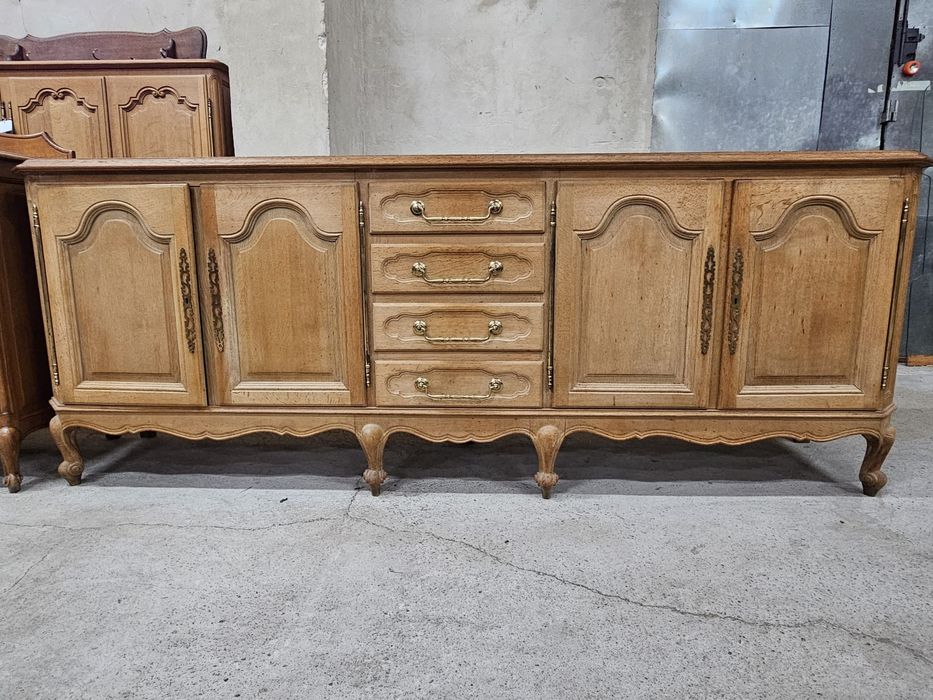 Duża francuska komoda ludwikowska 250cm jasna /