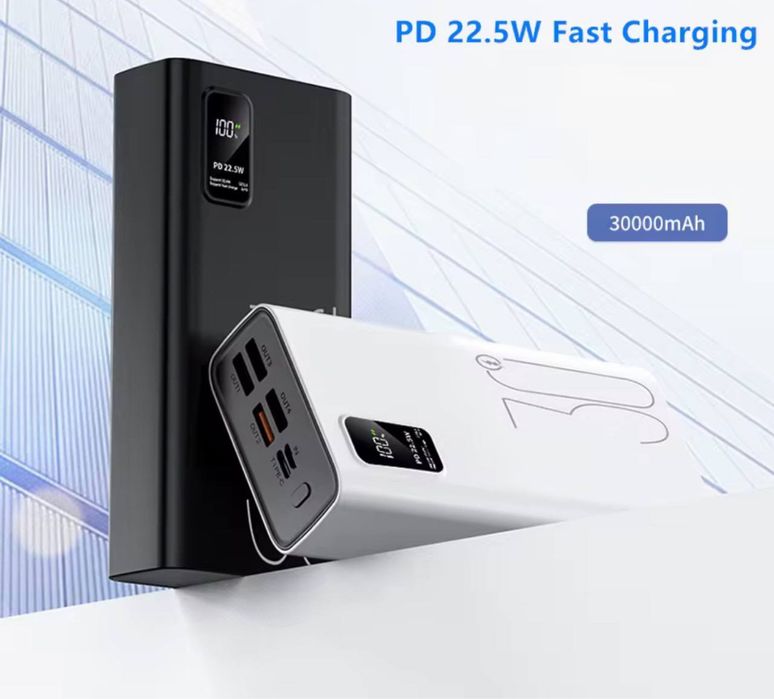 ХІТ ПРОДАЖ‼️Потужний Power Bank 30000 mAh 22,5W Villini V-0026