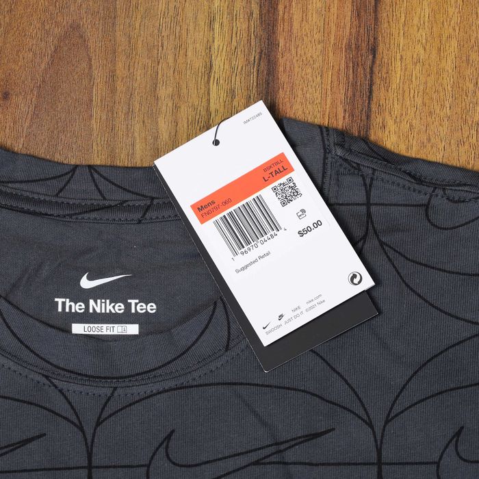 Nike L tall Баскетбольная футболка Оверсайз Оригинал
