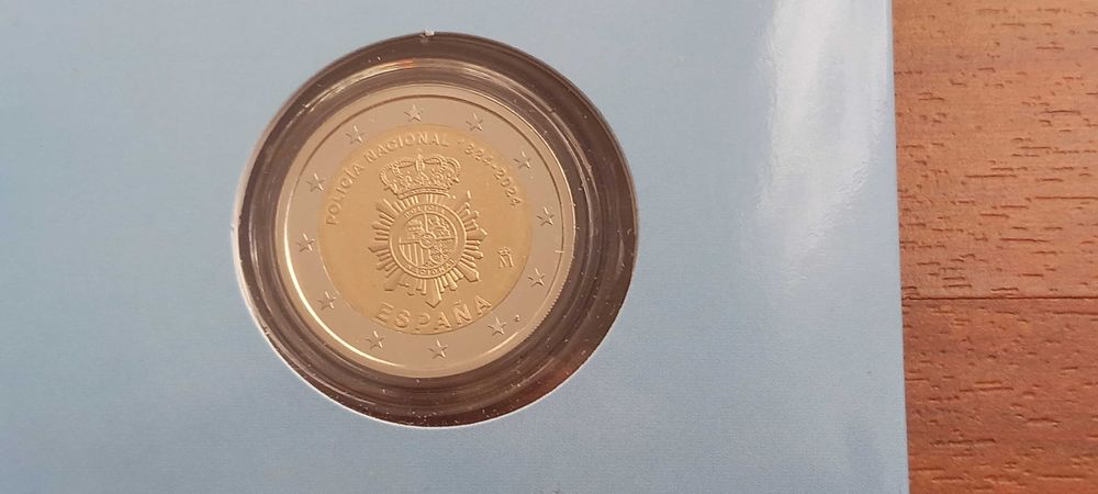 Moeda 2€ Espanha Proof 2024 Polícia Nacional