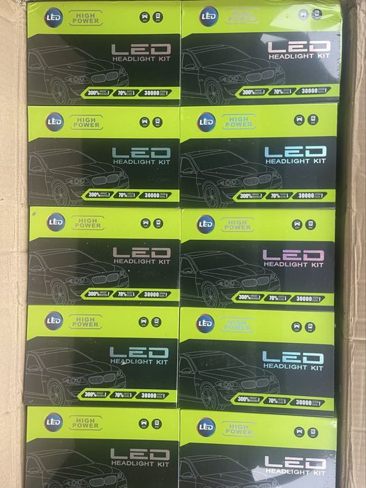 Новинка!!! LED лампы V45PRO, 6000k 120w 12-24v H1, H4, H7