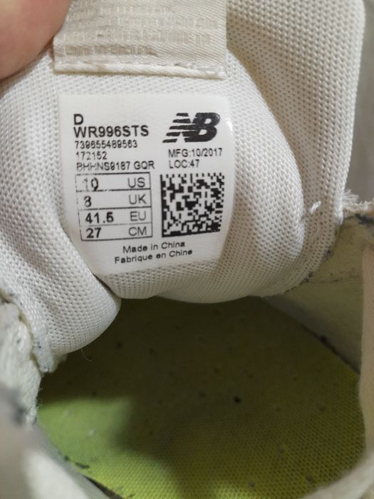 New Balance 996 оригінальні чоловічі кросівки