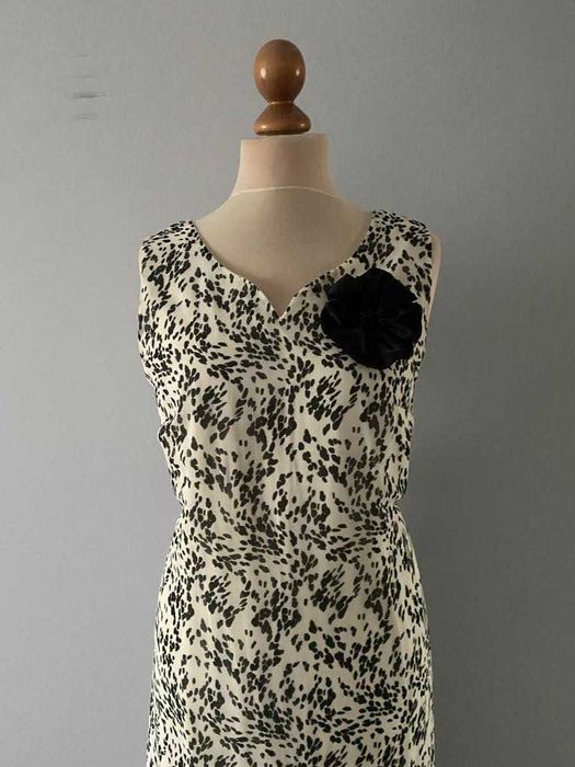 Bonmarche sukienka letnia maxi panterka 16