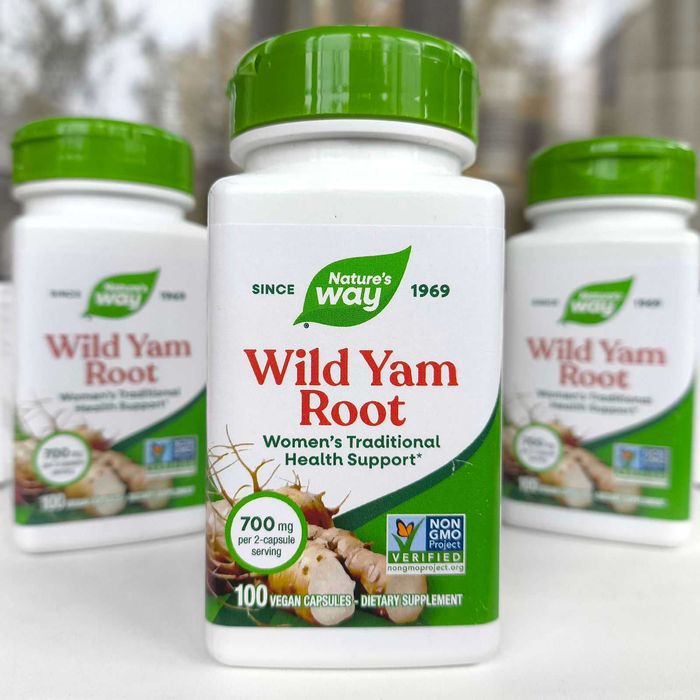 Дикий ямс корень, женская молодость, 700 мг, США, 100/180 капсул