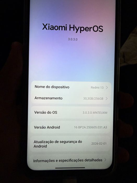 Xiaomi hyperOS redmi 13