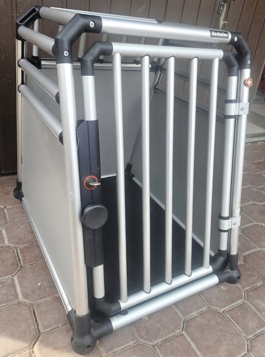 Klatka aluminiowa dla psa, solidna