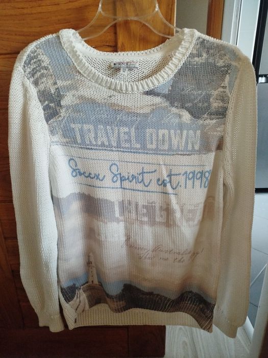 Sweter damski biały