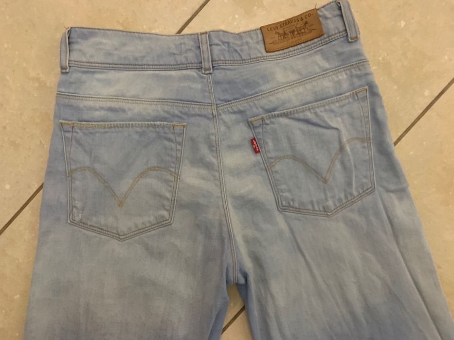 Levi’s 474 Loose Fit spodnie damskie jeans dzwony 30/32 wysoki stan
