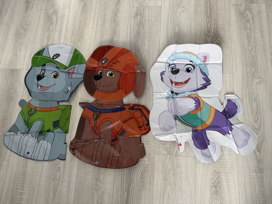 Продам нові фольговані кульки Щенячий патруль і цифри 4