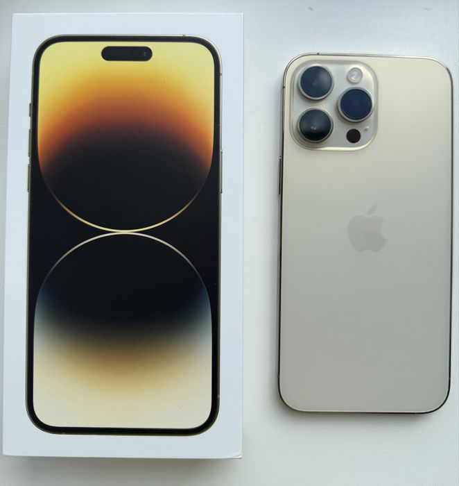 Apple iPhone 14 Pro Max 256GB eSIM Gold (MQ8V3LL/A)