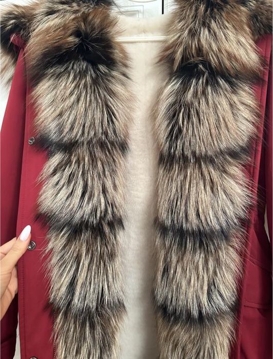 Парка з натуральним хутром