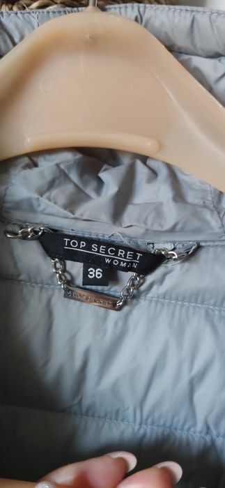 Top Secret płaszcz kurtka pikowana puchowa 36, wysyłka w cenie 10 PLN