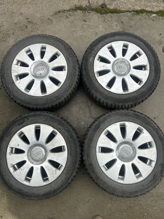 Диски Audi 5*112 R16 з резиною зима 205/60/16