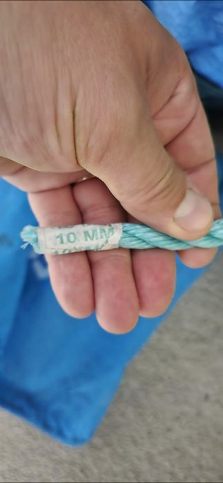Cabo maritimo polietileno 10mm novo 200m