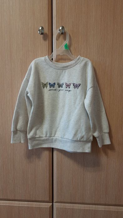 Свитшот  104р, жилетка.