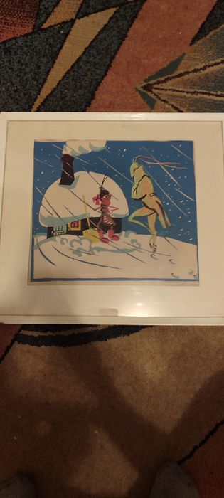 Картина муравей і стрекоза. А.И.Крилова.