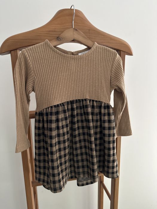 Vestido de malha menina