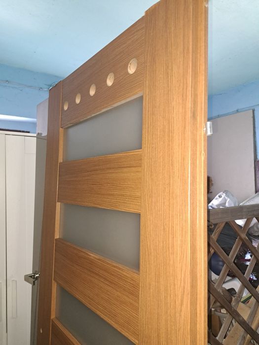 Drzwi łazienkowe cięzkie z futryną gratis