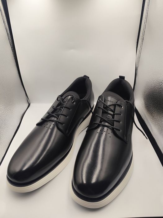 NOWE Męskie buty garniturowe wyjściowe czarne Bruno Marc rozmiar 47