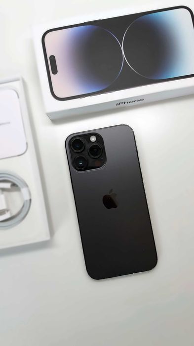 Apple iPhone 14 Pro Max・256GB・Preto sideral (Fatura e Garantia)
