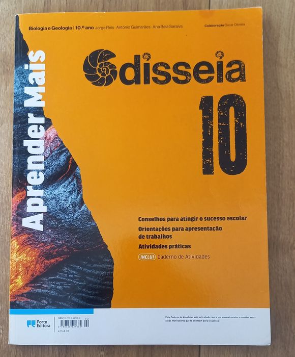 Caderno de Atividades de Biologia (Biologia/Geologia - 10º ano), usado