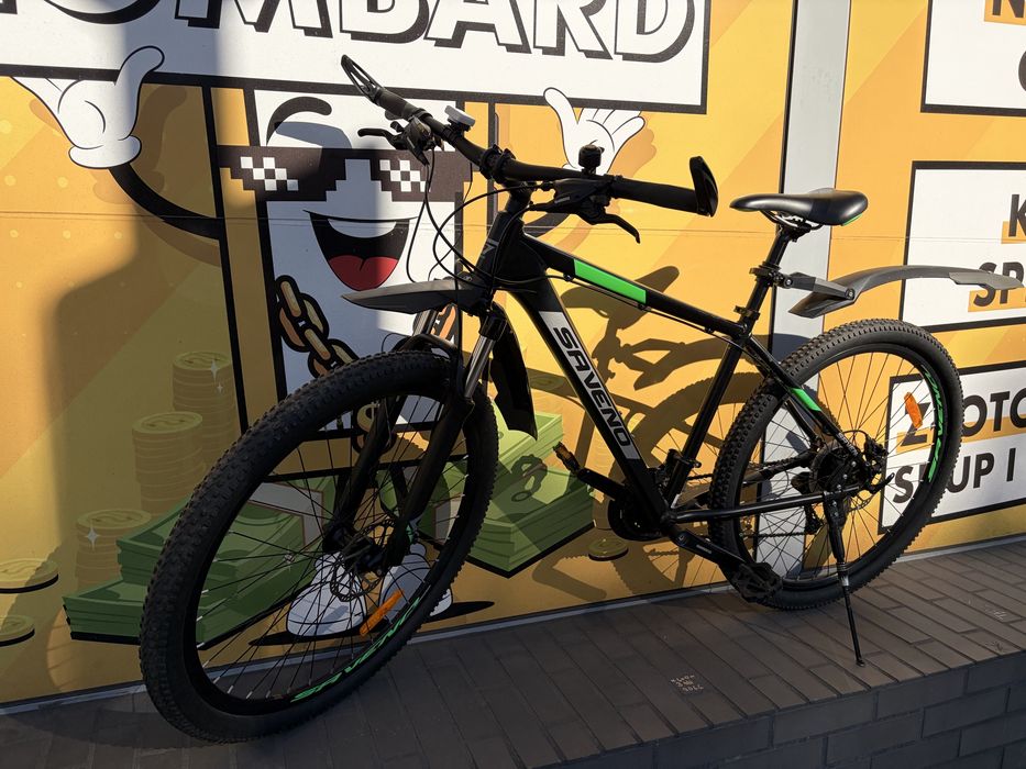 Rower SAVENO NEVADA 3.0 19" 29 czarno-zielony od HALOgsm Łódź