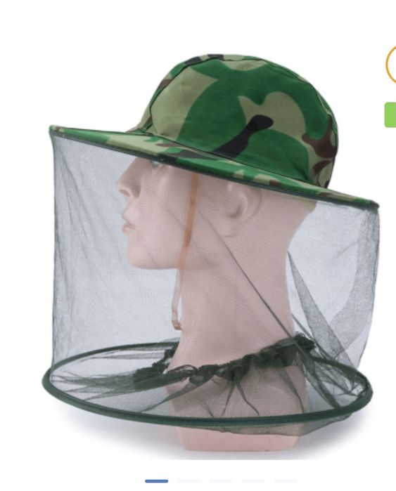 Капелюх із сіткою від комарів 
Капелюх з