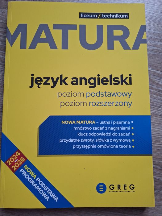 Matura j.angielski poziom podstawowy i rozszerzony