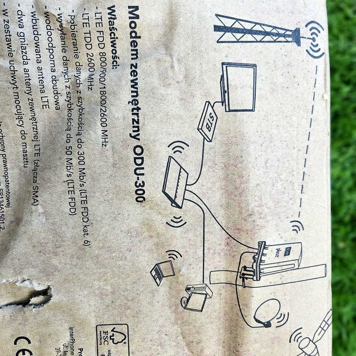 Zestaw Internet LTE Plus ODU-300 + IDU-300 + antena MIMO ALL-ANT